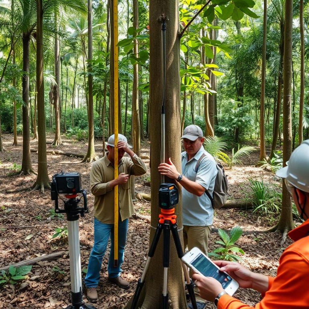 Monitoramento de crescimento florestal em área de Manejo Florestal Sustentável Monitoramento de crescimento florestal em área de Manejo Florestal Sustentável
