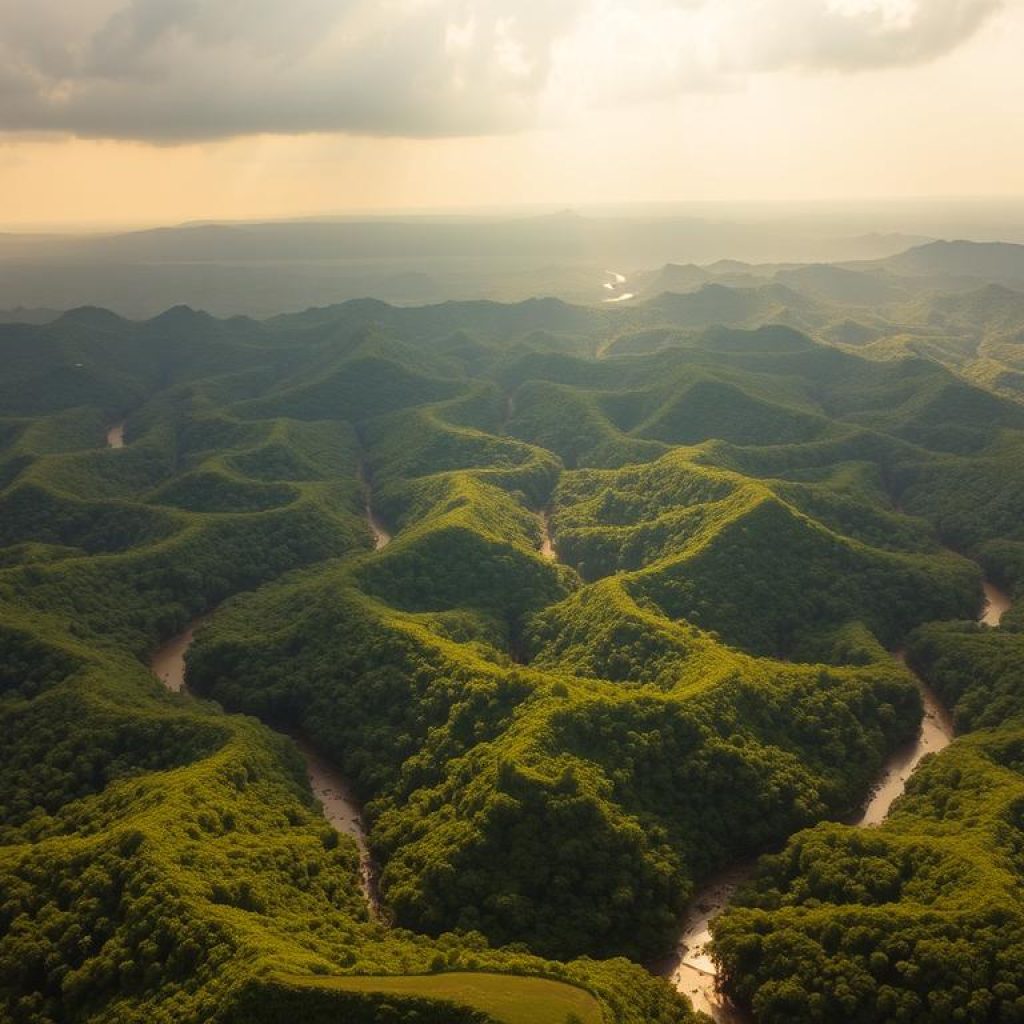 relevo da amazônia